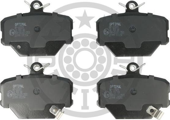 Optimal 10329 - Brake Pad Set, disc brake autospares.lv