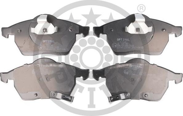Optimal 10263 - Brake Pad Set, disc brake autospares.lv