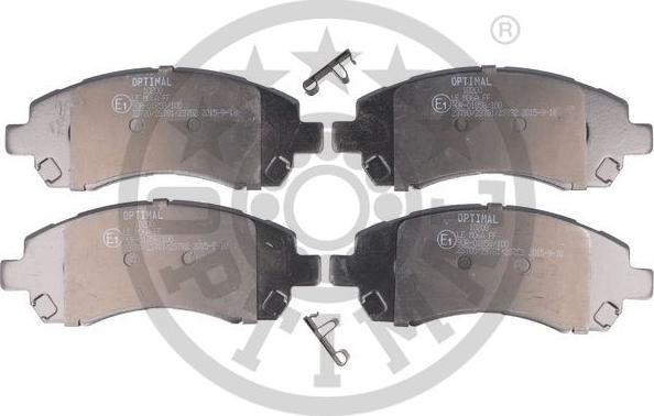 Optimal 10200 - Brake Pad Set, disc brake autospares.lv