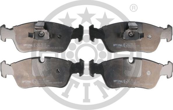 Optimal 10283 - Brake Pad Set, disc brake autospares.lv