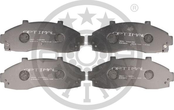 Optimal 10235 - Brake Pad Set, disc brake autospares.lv