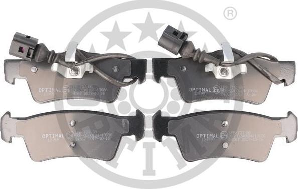 Optimal 12499 - Brake Pad Set, disc brake autospares.lv