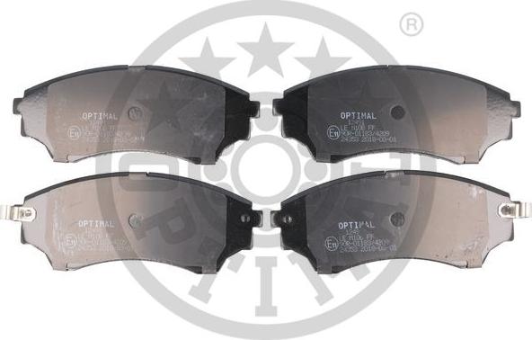 Optimal 12491 - Brake Pad Set, disc brake autospares.lv