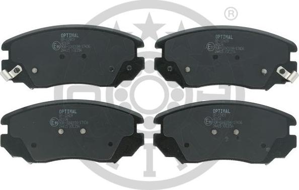 Optimal 12409 - Brake Pad Set, disc brake autospares.lv