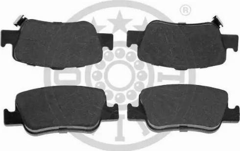 Optimal 12484 - Brake Pad Set, disc brake autospares.lv