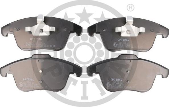 Optimal 12432 - Brake Pad Set, disc brake autospares.lv