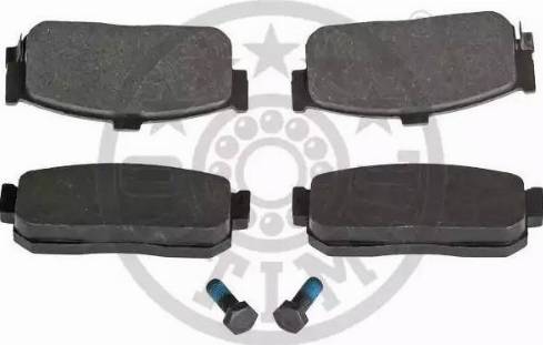 Optimal 12424 - Brake Pad Set, disc brake autospares.lv