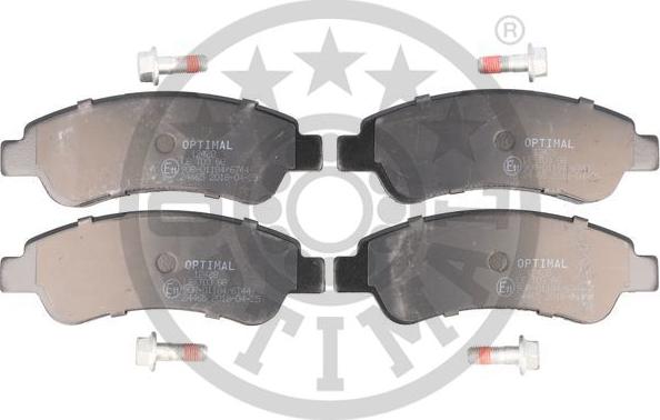 Optimal 12428 - Brake Pad Set, disc brake autospares.lv