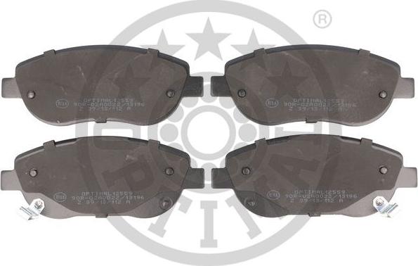 Optimal 12559 - Brake Pad Set, disc brake autospares.lv