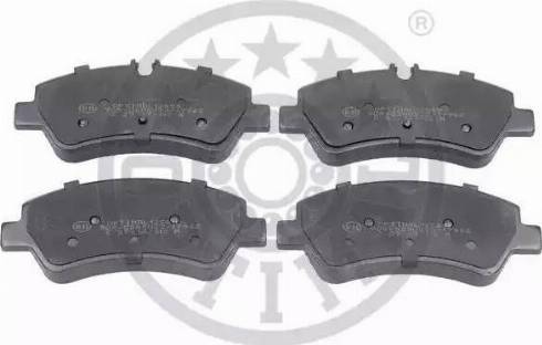 Optimal 12589 - Brake Pad Set, disc brake autospares.lv