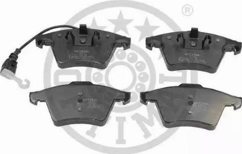 Optimal 12533 - Brake Pad Set, disc brake autospares.lv