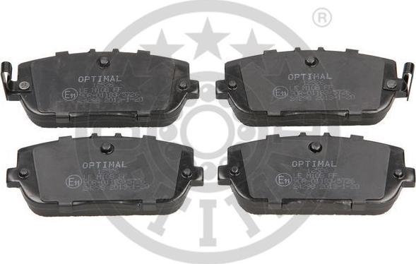 Optimal 12526 - Brake Pad Set, disc brake autospares.lv