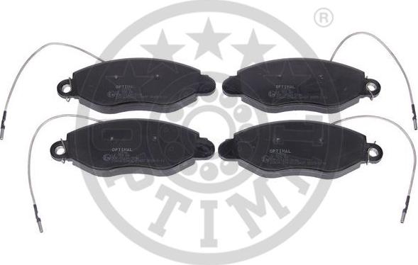 Optimal 12576 - Brake Pad Set, disc brake autospares.lv