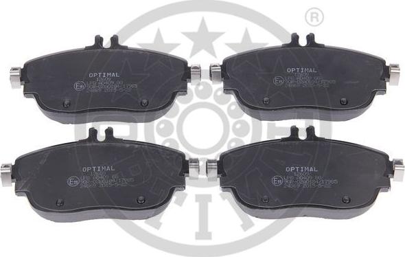 Optimal 12609 - Brake Pad Set, disc brake autospares.lv