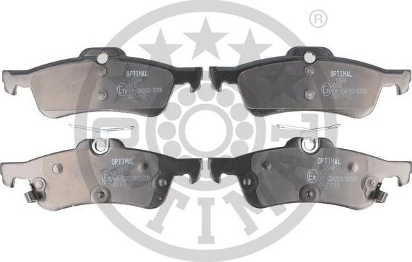 Optimal 12688 - Brake Pad Set, disc brake autospares.lv