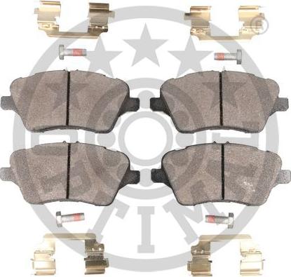 Optimal BP-12632 - Brake Pad Set, disc brake autospares.lv