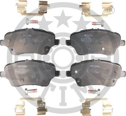 Optimal 12632 - Brake Pad Set, disc brake autospares.lv