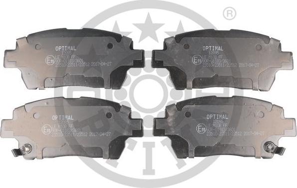 Optimal 12095 - Brake Pad Set, disc brake autospares.lv