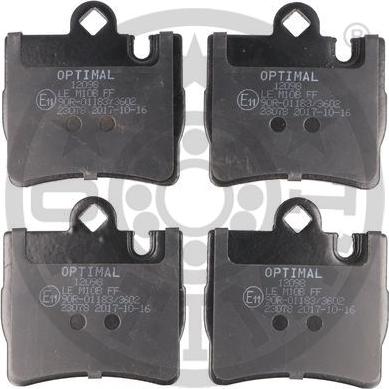 Optimal 12098 - Brake Pad Set, disc brake autospares.lv