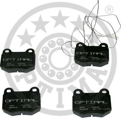 Optimal 12048 - Brake Pad Set, disc brake autospares.lv