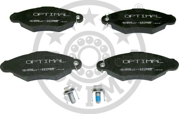 Optimal 120661 - Brake Pad Set, disc brake autospares.lv