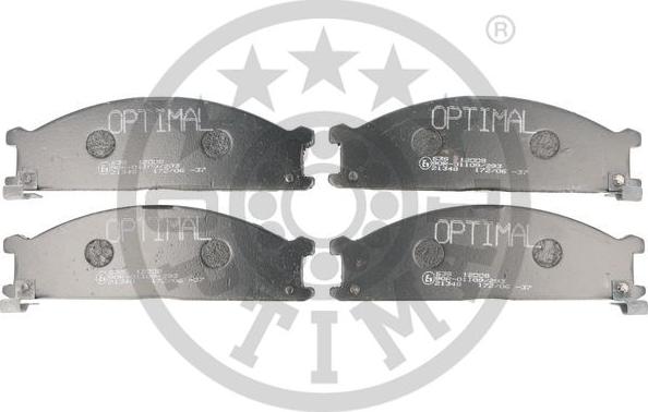 Optimal 12008 - Brake Pad Set, disc brake autospares.lv