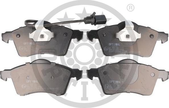 Optimal 12015 - Brake Pad Set, disc brake autospares.lv