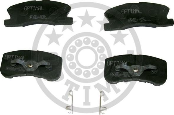 Optimal 12077 - Brake Pad Set, disc brake autospares.lv