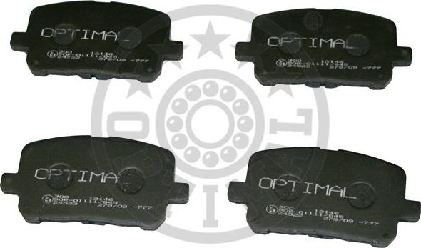 Optimal 12146 - Brake Pad Set, disc brake autospares.lv