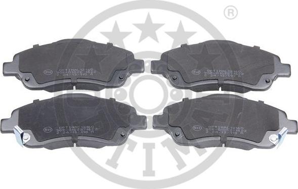 Optimal 12160 - Brake Pad Set, disc brake autospares.lv