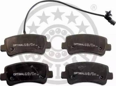 Optimal 12394 - Brake Pad Set, disc brake autospares.lv