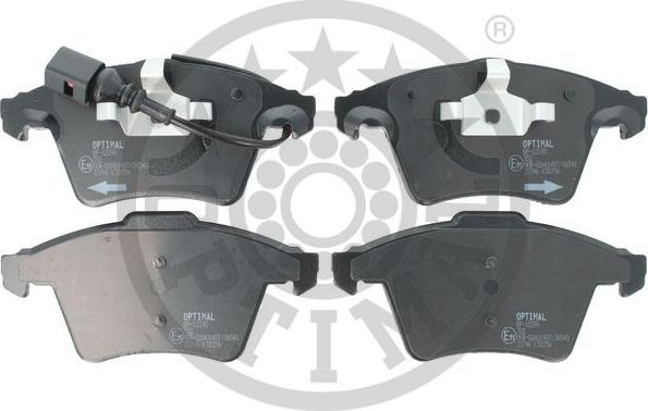 Optimal 12390 - Brake Pad Set, disc brake autospares.lv