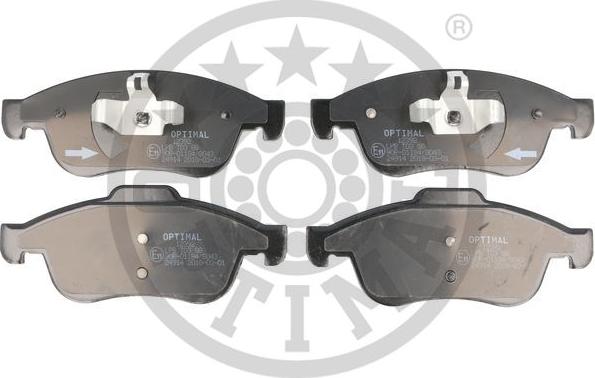 Optimal 12392 - Brake Pad Set, disc brake autospares.lv