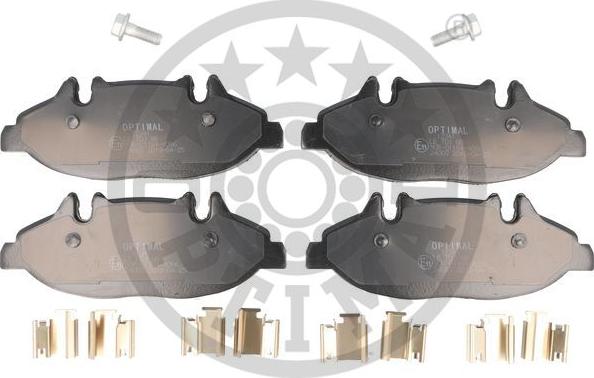 Optimal BP-12341 - Brake Pad Set, disc brake autospares.lv