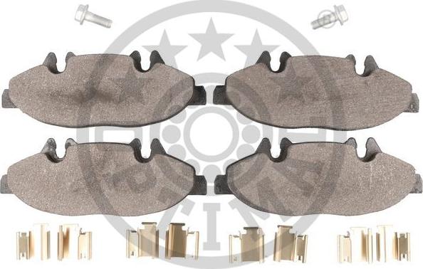 Optimal BP-12341 - Brake Pad Set, disc brake autospares.lv