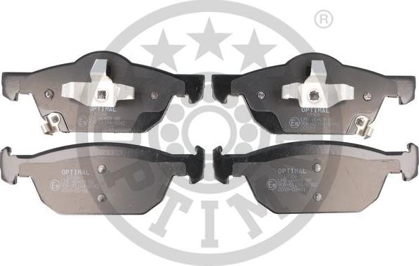 Optimal 12366 - Brake Pad Set, disc brake autospares.lv