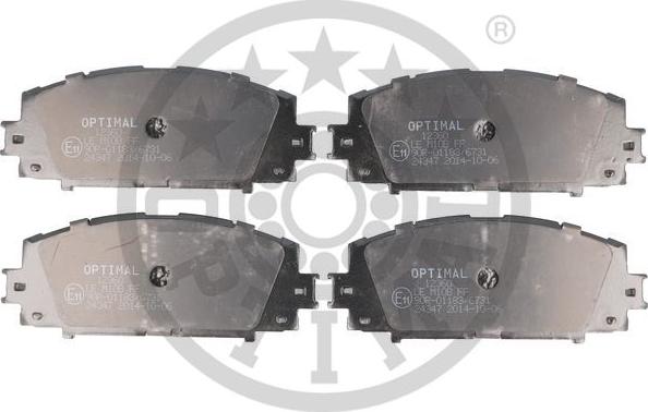 Optimal BP-12360 - Brake Pad Set, disc brake autospares.lv