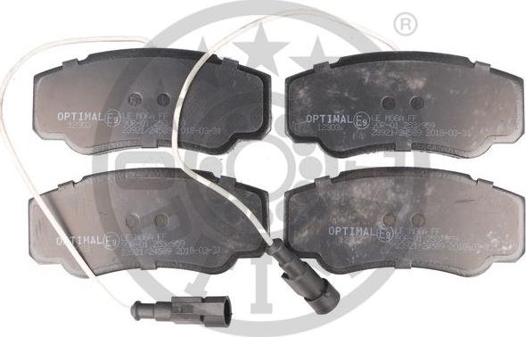 Optimal 12303 - Brake Pad Set, disc brake autospares.lv