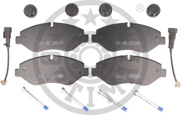 Optimal 12302 - Brake Pad Set, disc brake autospares.lv