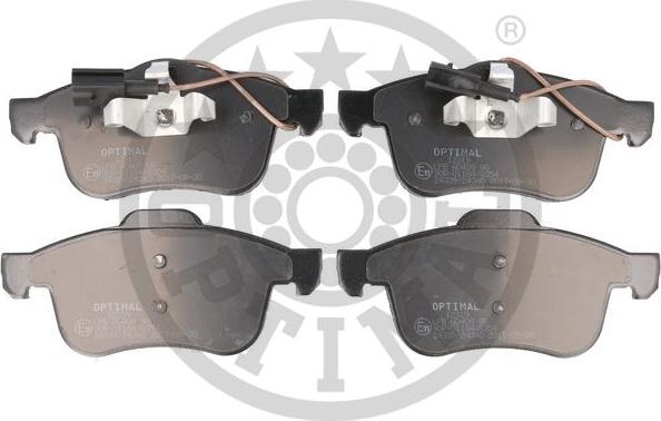 Optimal 12319 - Brake Pad Set, disc brake autospares.lv