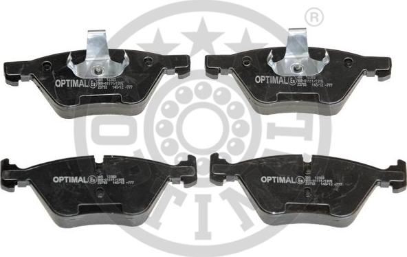 Optimal 12383 - Brake Pad Set, disc brake autospares.lv