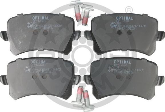 Optimal BP-12334 - Brake Pad Set, disc brake autospares.lv