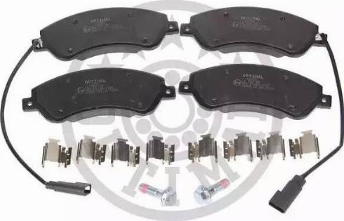 Optimal 12338 - Brake Pad Set, disc brake autospares.lv