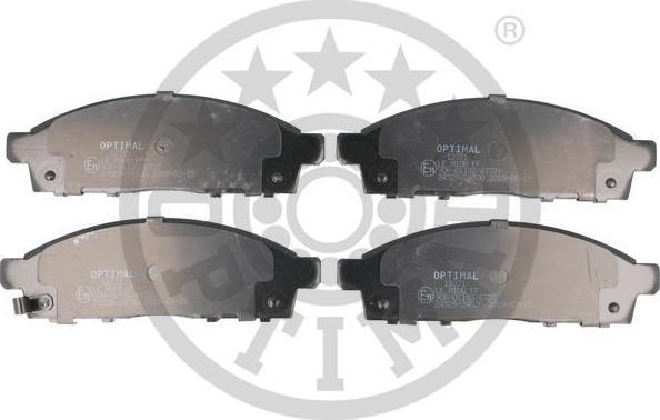 Optimal 12371 - Brake Pad Set, disc brake autospares.lv