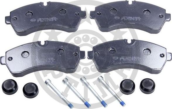 Optimal 12296 - Brake Pad Set, disc brake autospares.lv