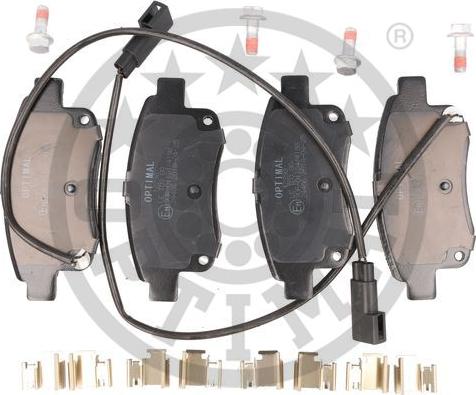 Optimal BP-12298 - Brake Pad Set, disc brake autospares.lv