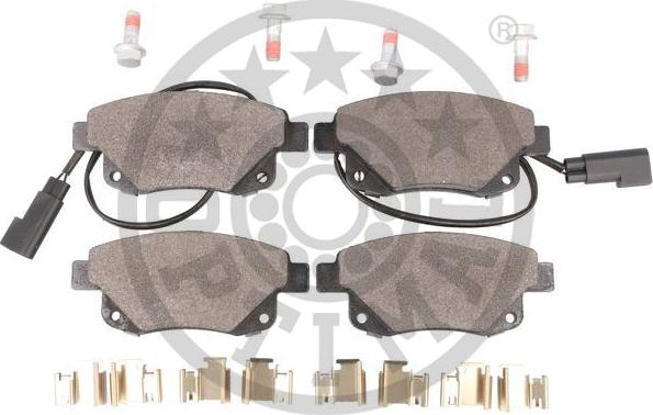 Optimal BP-12298 - Brake Pad Set, disc brake autospares.lv