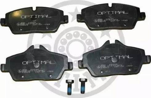 Optimal 12233 - Brake Pad Set, disc brake autospares.lv