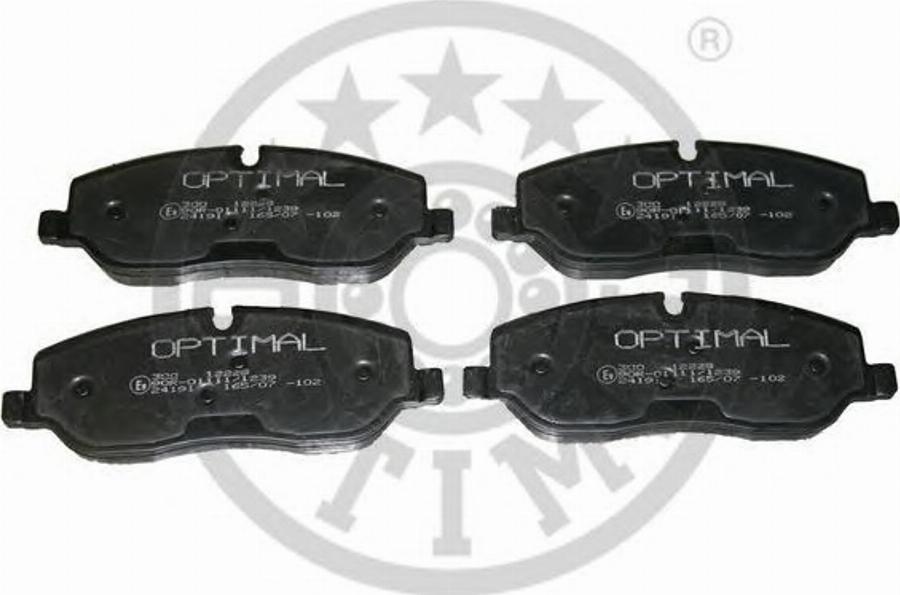 Optimal 12228 - Brake Pad Set, disc brake autospares.lv