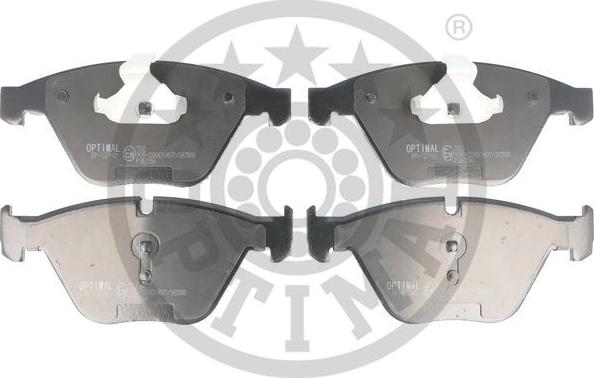 Optimal 12740 - Brake Pad Set, disc brake autospares.lv